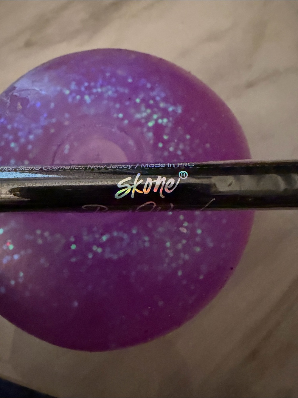 Skone Purple Eyeshadow Pencil — Shimmery Purple Shade